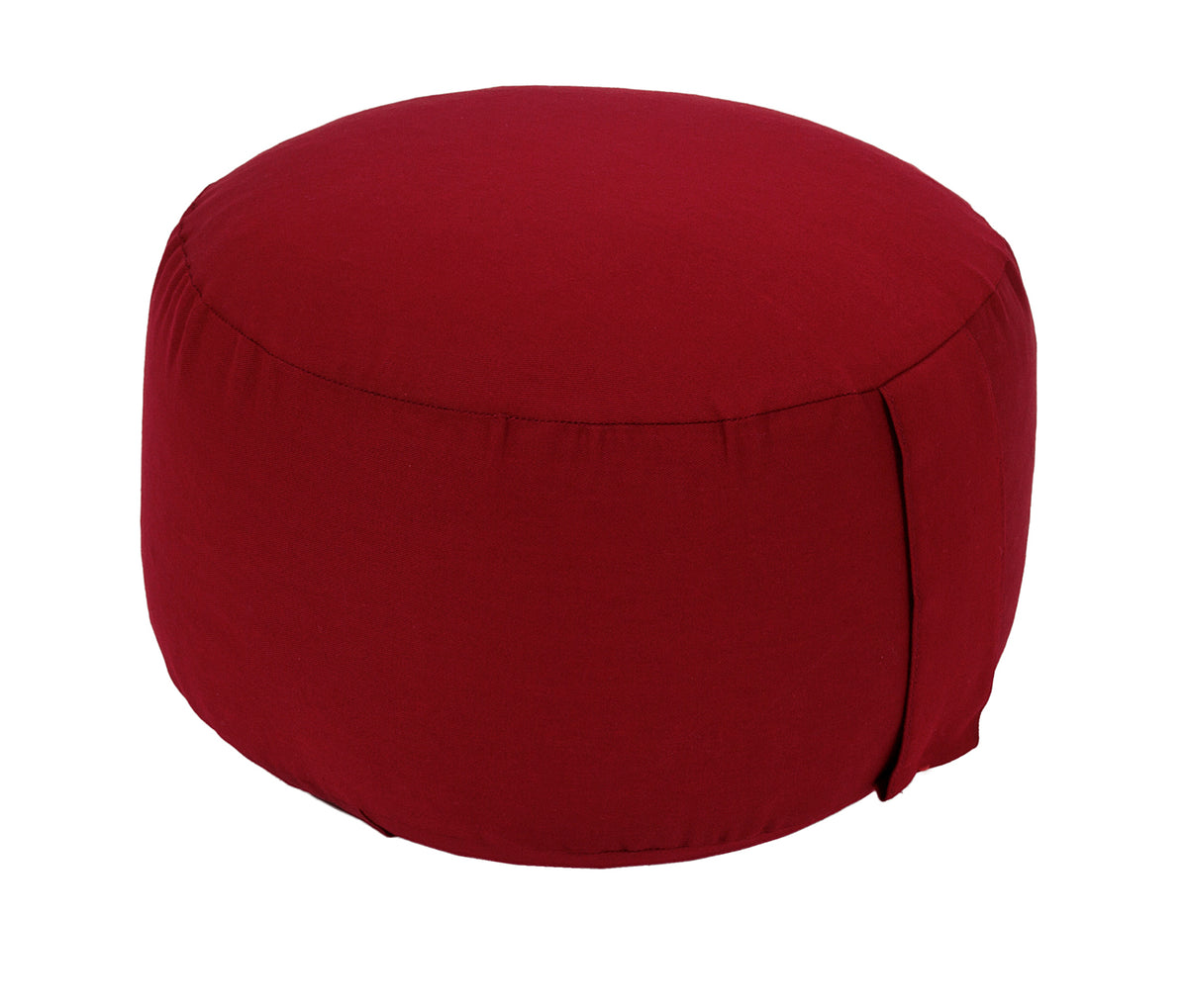 Yogakissen Glückssitz® Basic small D - regional hergestellt bordeaux 26 x 26 x 14 cm Buchweizenschalen