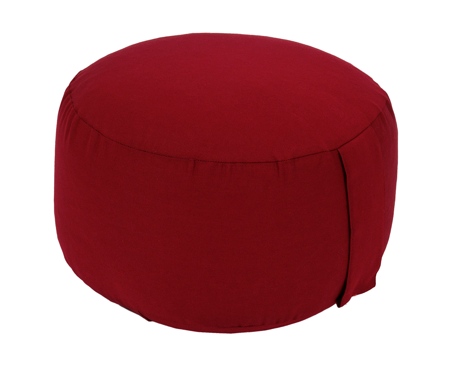 Yogakissen Glückssitz® Basic small D - regional hergestellt bordeaux 26 x 26 x 14 cm Buchweizenschalen