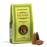 Ayurvedische Rückfluss Räucherkegel 15 Minuten Nag Champa