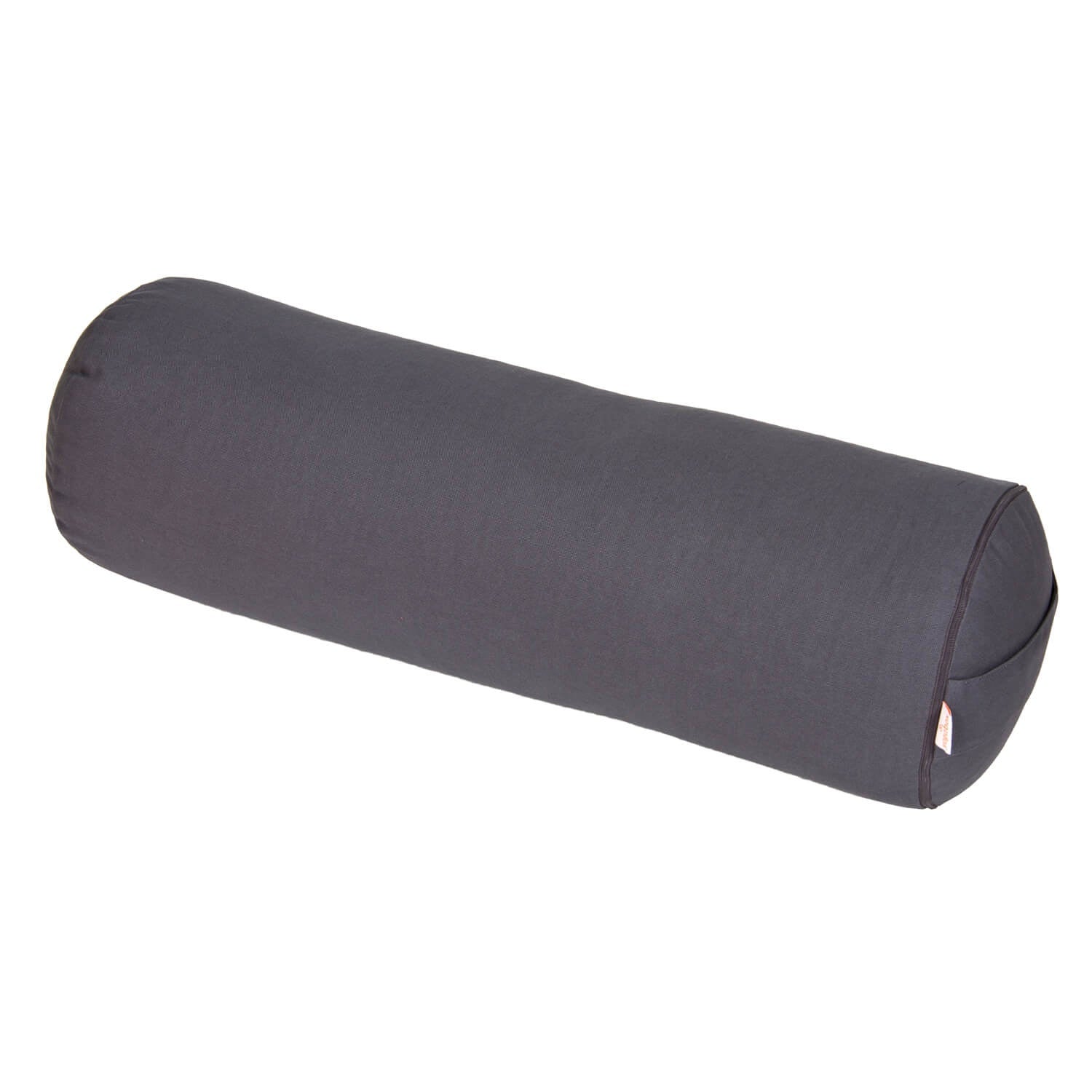 Yoga und Pilates Bolster / Yogarolle BASIC grau 65 x 22 x 22 cm Buchweizenschalen