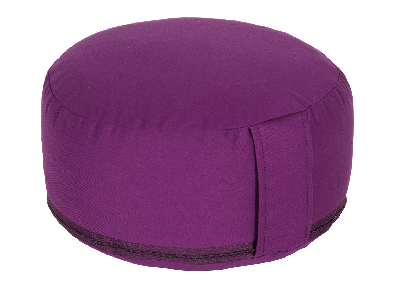 Yogakissen Glückssitz® Classic D - regional hergestellt aubergine 30 x 30 x 13 cm Buchweizenschalen