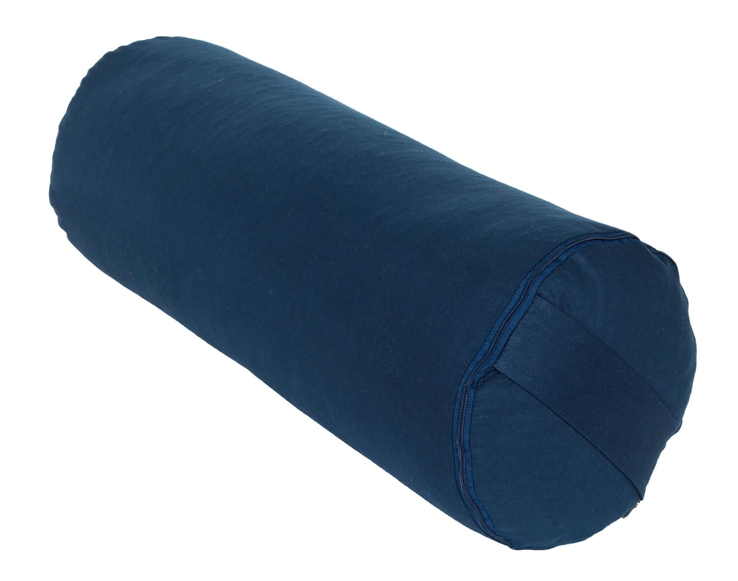 Yoga und Pilates Bolster / Yogarolle D - regional hergestellt marine 65 x 22 x 22 cm Buchweizenschalen