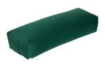 Yoga und Pilates Rechteckbolster D - regional hergestellt dunkelgrün 60 x 20 x 14 cm Buchweizenschalen