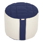 Meditationskissen Rondo Big Premium dunkelblau / natur 35 x 35 x 25 cm Buchweizenschalen