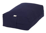 VIPASSANA Kissen XL dunkelblau 45 x 33 x 14 cm Buchweizenschalen