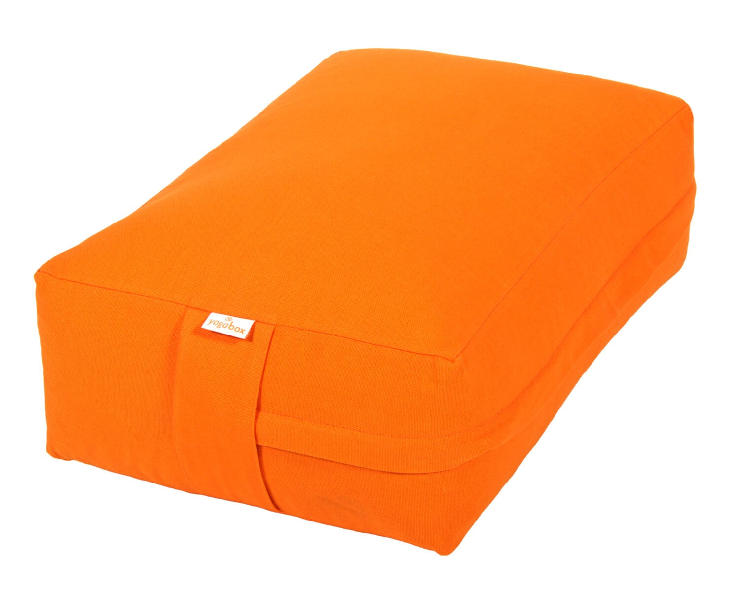 VIPASSANA Kissen XL orange 45 x 33 x 14 cm Buchweizenschalen