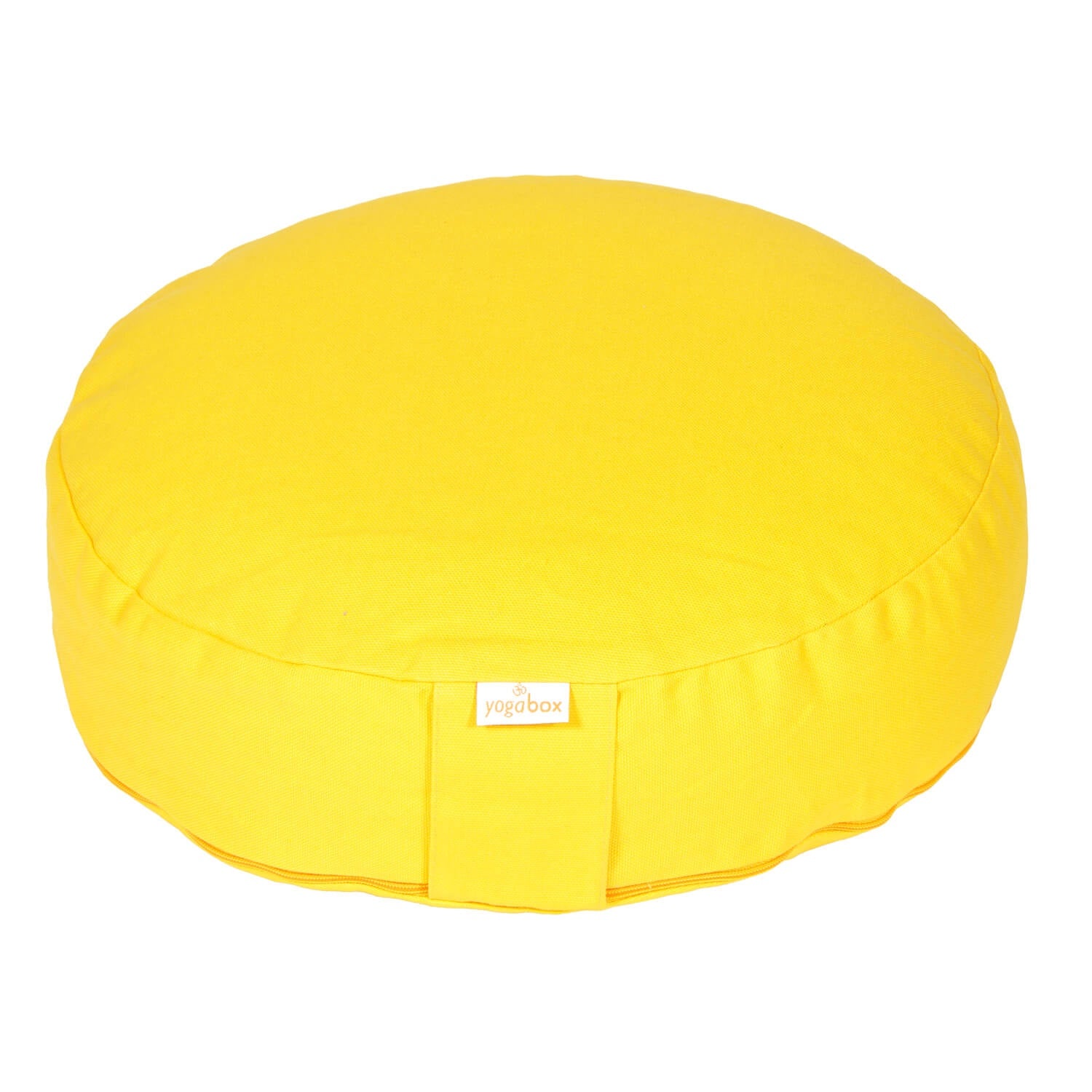 Meditationskissen BASIC extra FLACH dotter 35 x 35 x 8 cm Buchweizenschalen