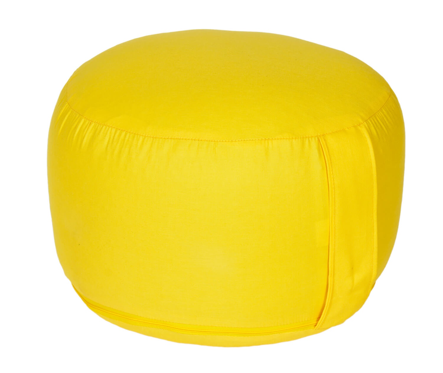 Glückssitz® Rondo Big D - regional hergestellt gelb 36 x 36 x 28 cm Buchweizenschalen