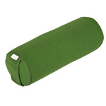 Yoga MINI BOLSTER / Nackenrolle BASIC olivgrün 38 x 15 x 15 cm Buchweizenschalen