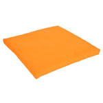 Zabuton / Meditationsunterlage BASIC orange 80 x 80 x 5 cm Baumwollvlies