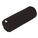 Yoga MINI BOLSTER / Nackenrolle BASIC schwarz 38 x 15 x 15 cm Buchweizenschalen