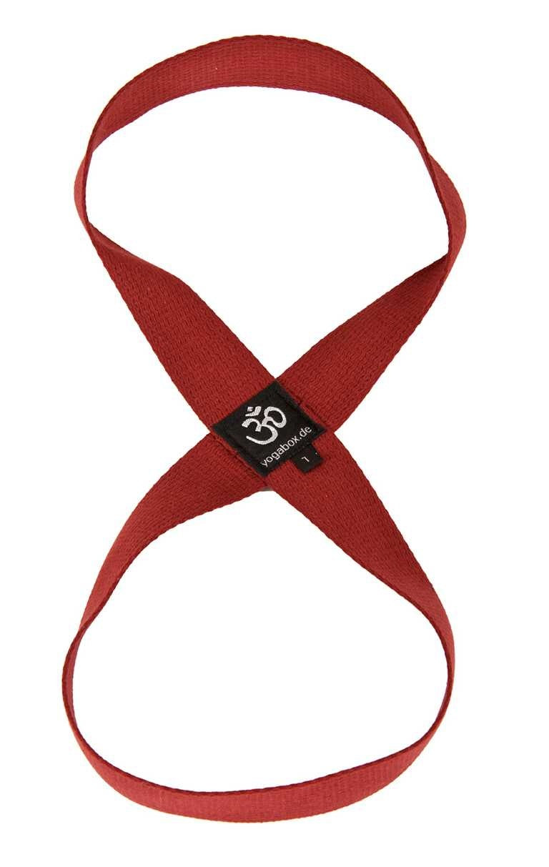 Yoga Loop - regional hergestellt bordeaux XXL (ca. 65 cm)