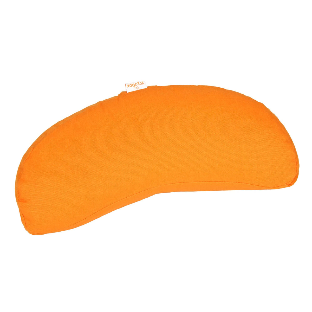 Yogakissen Halbmond BASIC orange 40 x 17 x 12 cm Buchweizenschalen