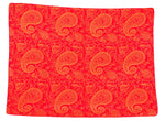Yogadecke PAISLEY rot / orange 150 x 200 cm