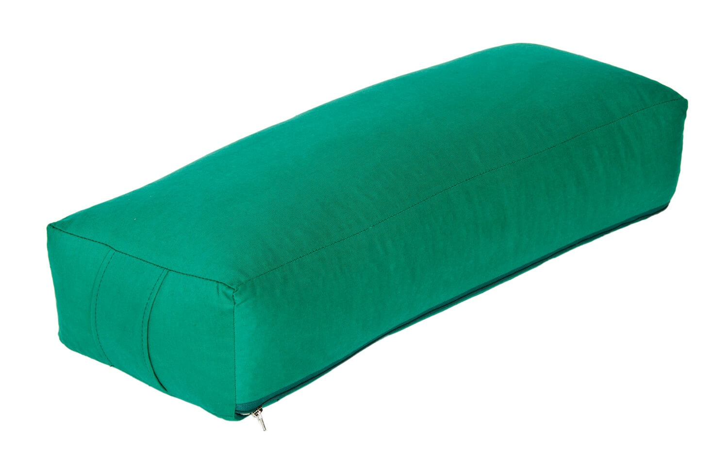 Yoga und Pilates Rechteckbolster D - regional hergestellt grün 60 x 20 x 14 cm Buchweizenschalen