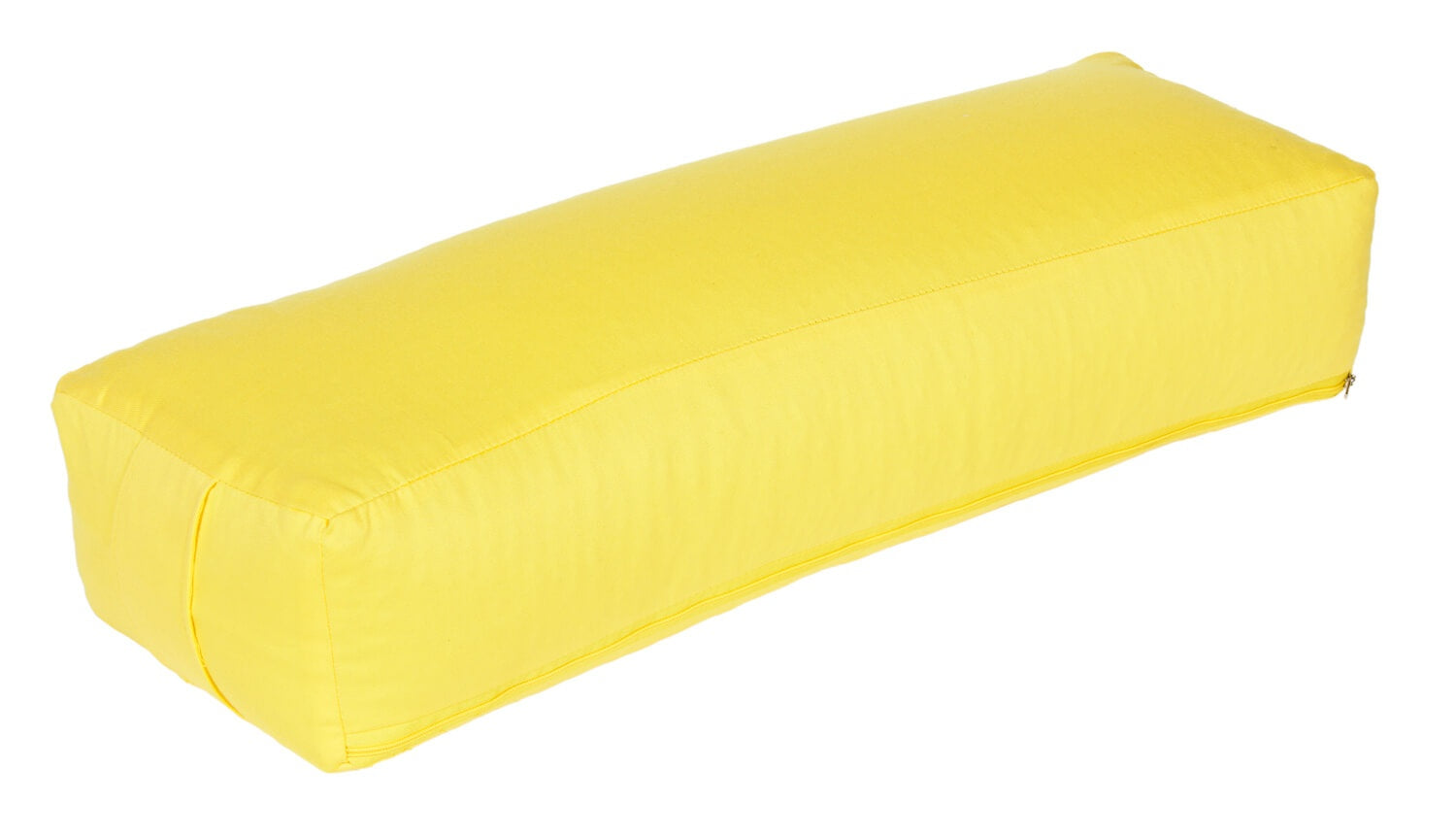 Yoga und Pilates Rechteckbolster D - regional hergestellt gelb 60 x 20 x 14 cm Buchweizenschalen