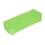 Yoga und Pilates Rechteckbolster BASIC apfelgrün 60 x 20 x 14 cm Buchweizenschalen