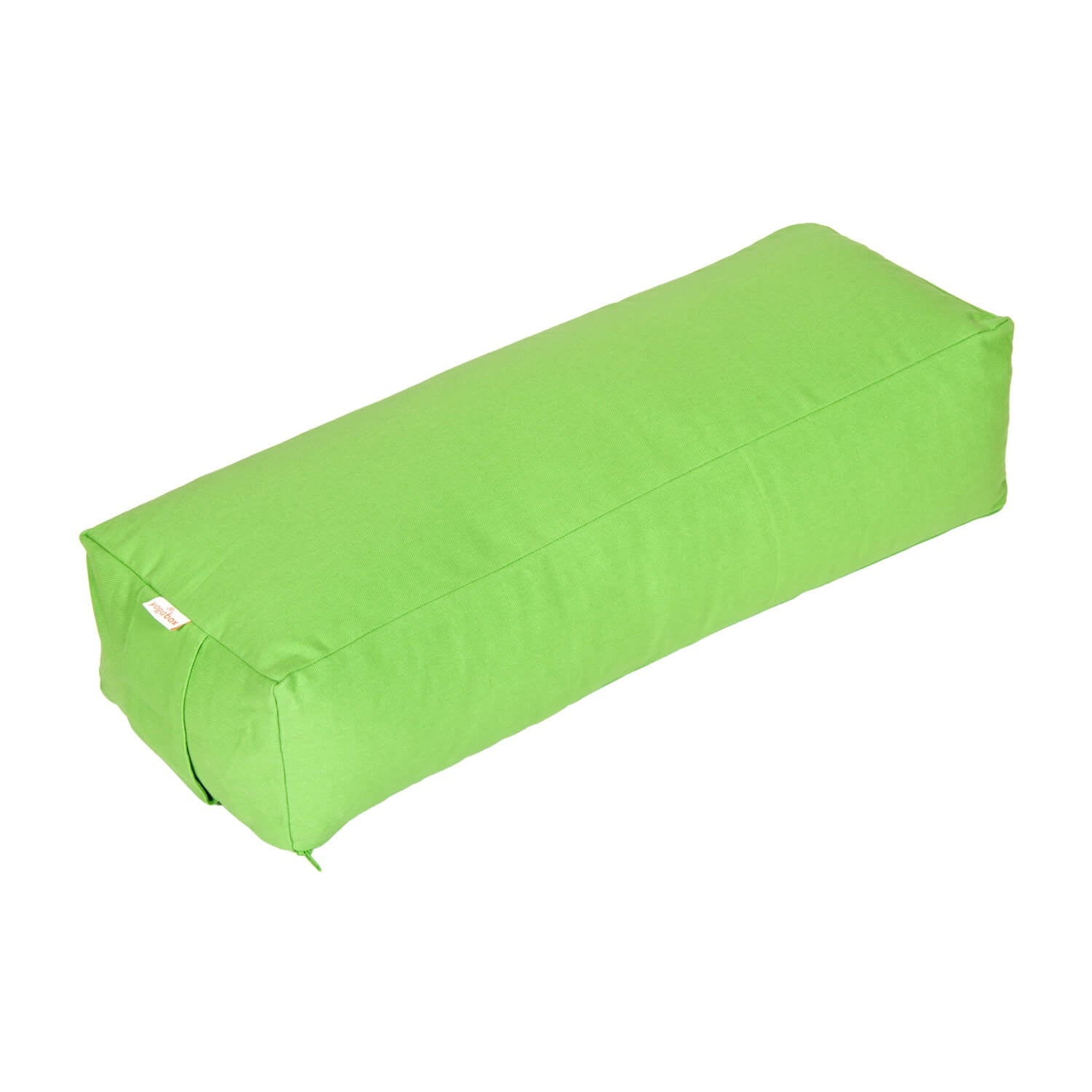 Yoga und Pilates Rechteckbolster BASIC apfelgrün 60 x 20 x 14 cm Buchweizenschalen