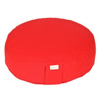 Meditationskissen BASIC extra FLACH rot 35 x 35 x 8 cm Buchweizenschalen