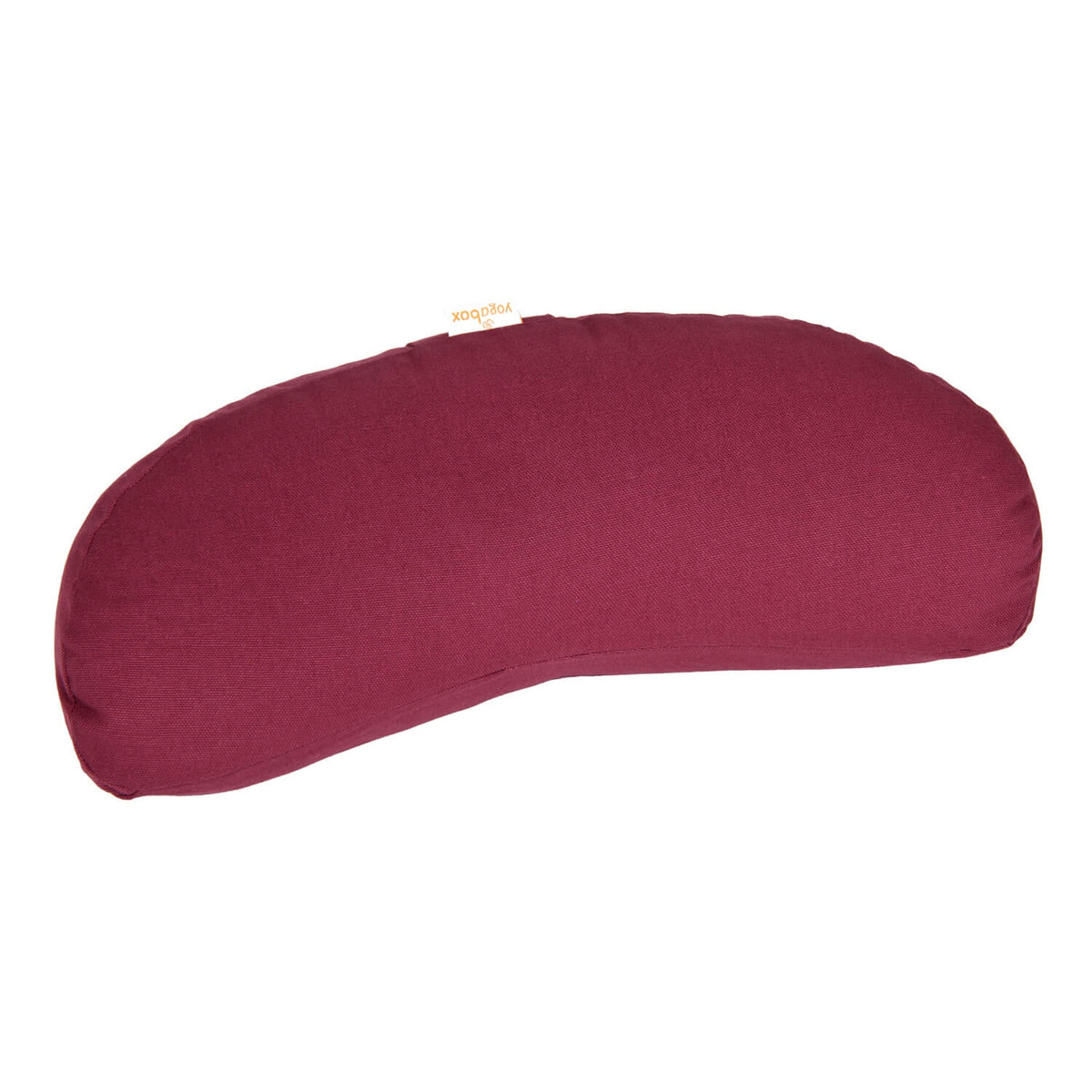 Yogakissen Halbmond BASIC aubergine 40 x 17 x 12 cm Buchweizenschalen