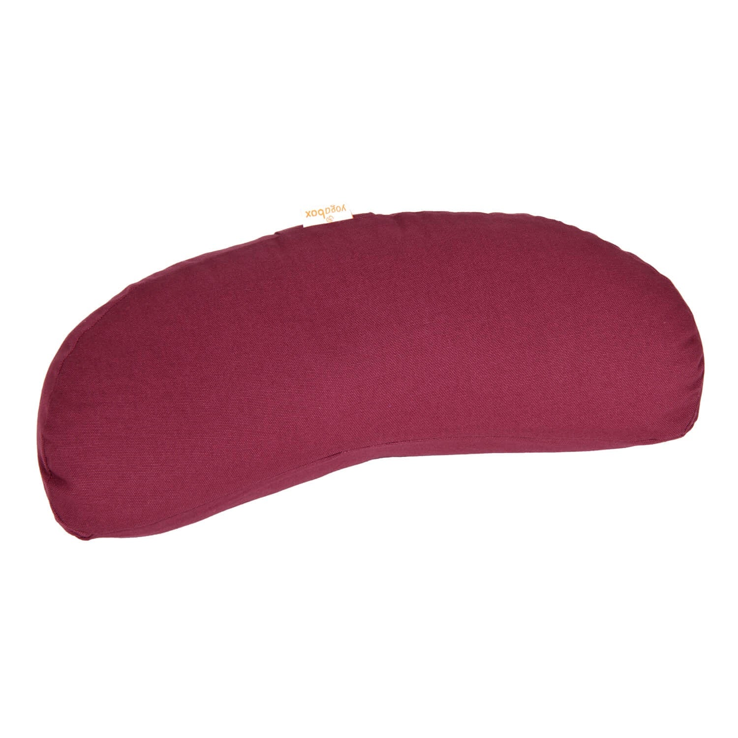 Yogakissen Halbmond BASIC aubergine 40 x 17 x 12 cm Buchweizenschalen