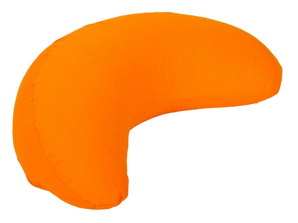 Glückssitz® MOND - regional hergestellt orange 40 x 17 x 12 cm Buchweizenschalen