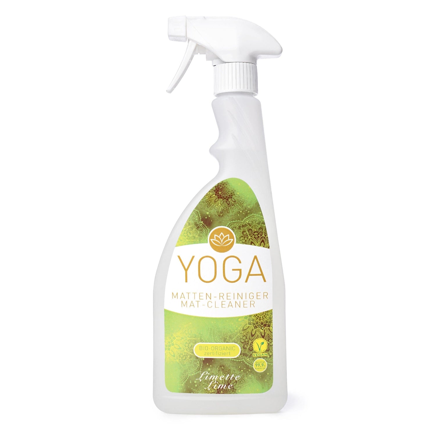 Bio-zertifizierter Yogamattenreiniger 510 ml Limette