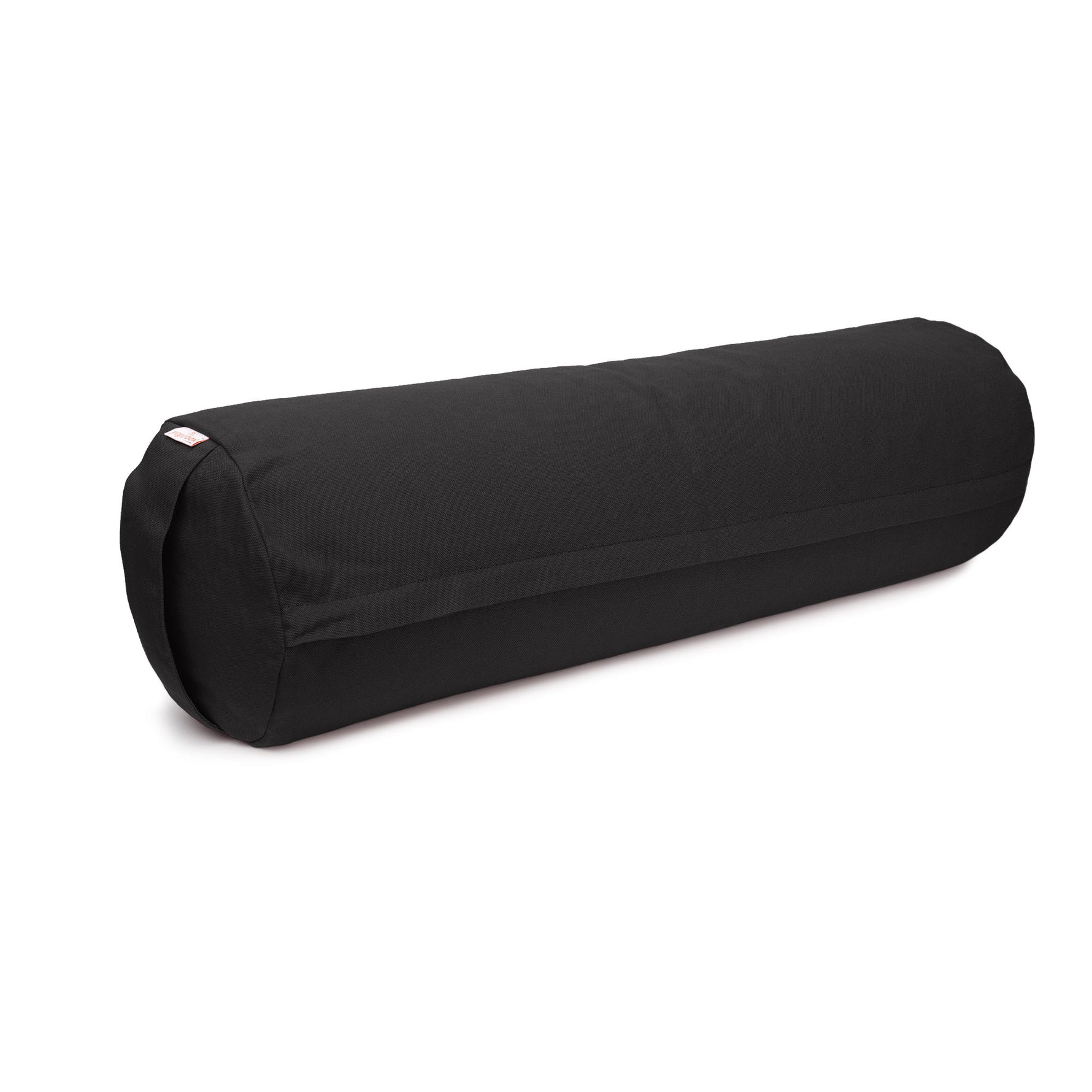 Yoga und Pilates Bolster / Yogarolle BASIC schwarz 65 x 22 x 22 cm Buchweizenschalen