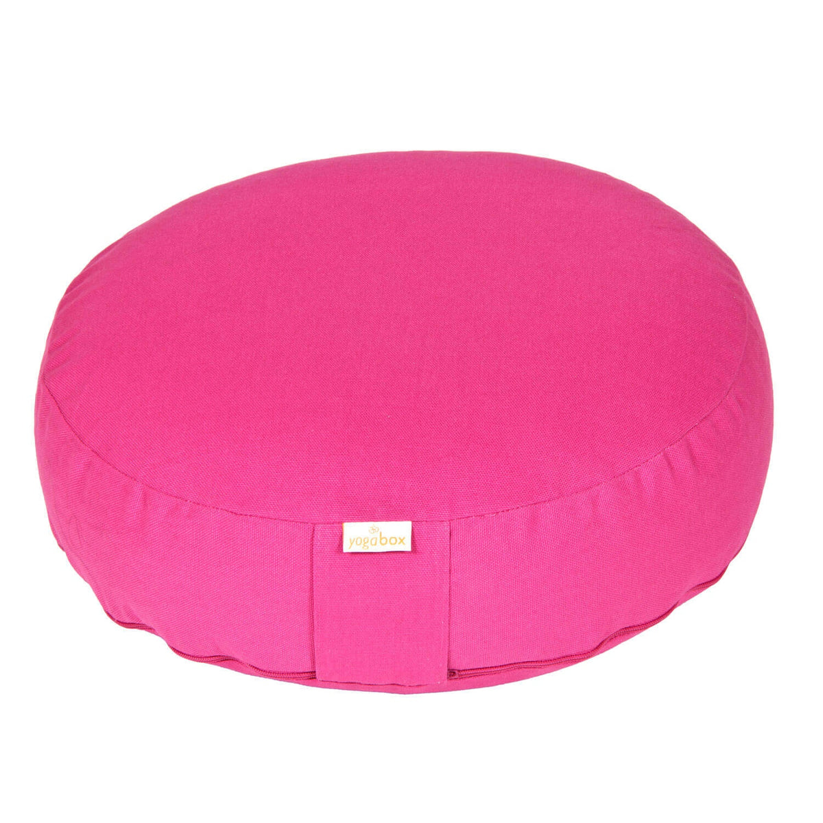 Meditationskissen BASIC extra FLACH magenta 35 x 35 x 8 cm Buchweizenschalen