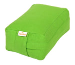 VIPASSANA Kissen mini apfelgrün 22 x 13 x 8 cm Buchweizenschalen