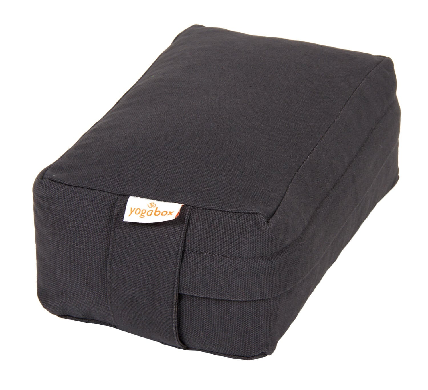 VIPASSANA Kissen mini grau 22 x 13 x 8 cm Buchweizenschalen