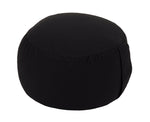 Yogakissen Glückssitz® Basic small D - regional hergestellt schwarz 26 x 26 x 14 cm Buchweizenschalen