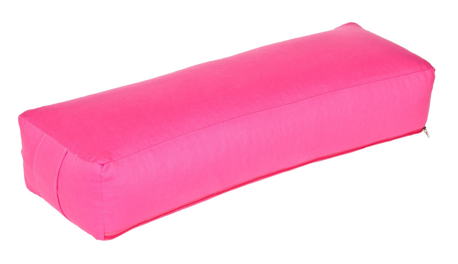Yoga und Pilates Rechteckbolster D - regional hergestellt pink 60 x 20 x 14 cm Buchweizenschalen