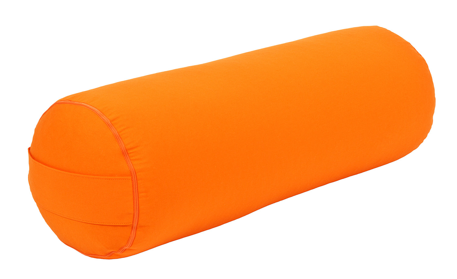 Yoga und Pilates Bolster / Yogarolle D - regional hergestellt orange 65 x 22 x 22 cm Buchweizenschalen