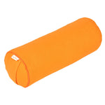 Yoga MINI BOLSTER / Nackenrolle BASIC orange 38 x 15 x 15 cm Buchweizenschalen