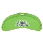 Yogakissen Halbmond BASIC Lotus Stick multicolor apfelgrün 40 x 17 x 12 cm Buchweizenschalen