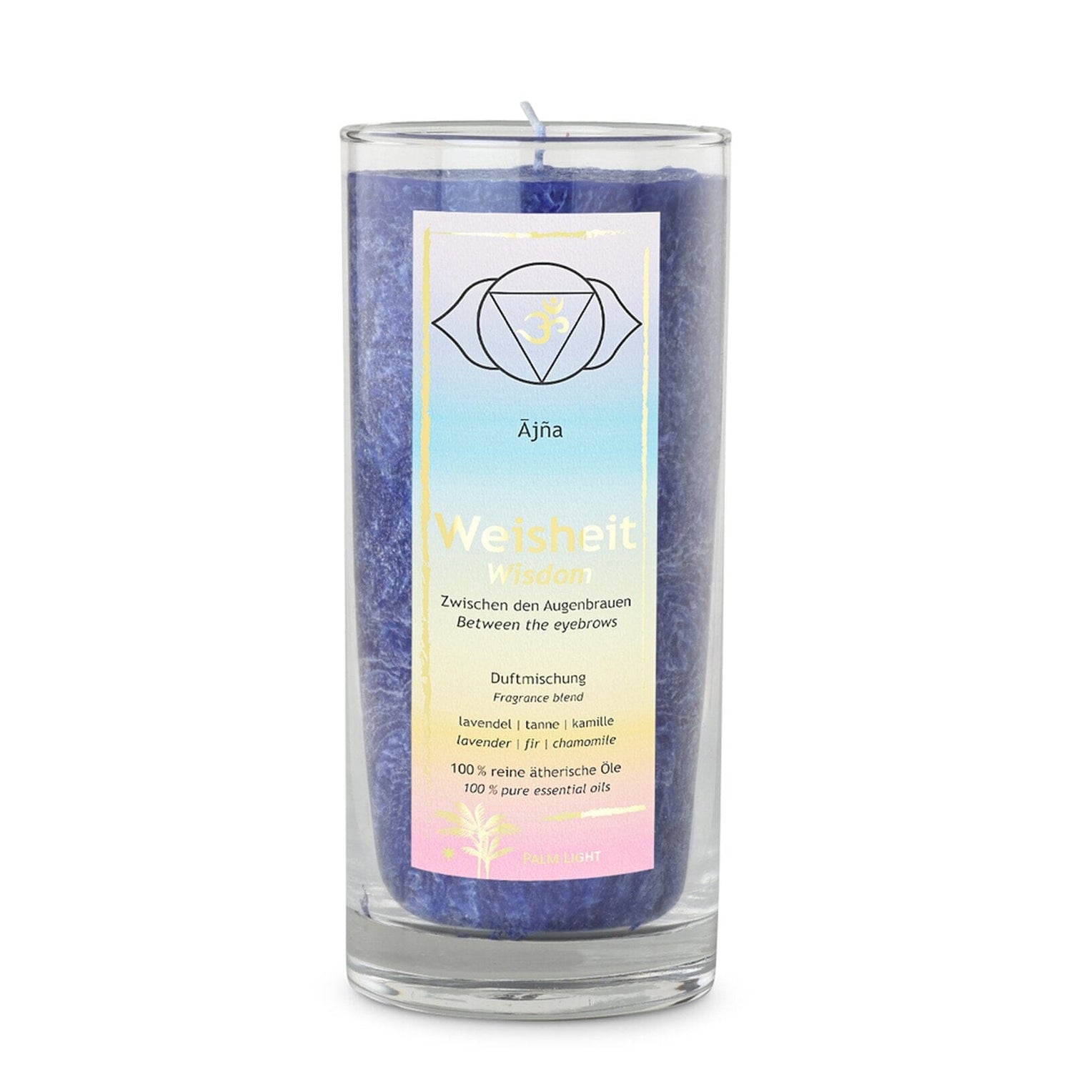 Chakra scented candle 