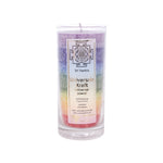 Chakra Duftkerze Sri Yantra (Rosenblüte) 14 x 6,5 cm 