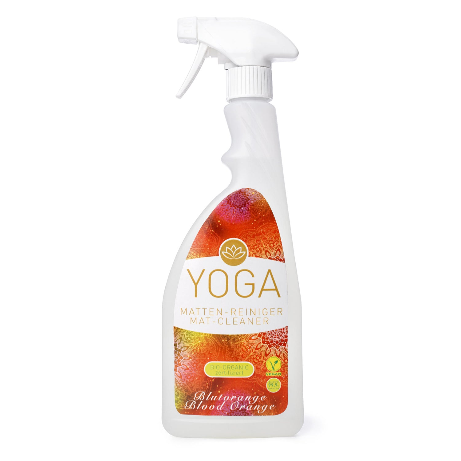 Bio-zertifizierter Yogamattenreiniger 510 ml Blutorange