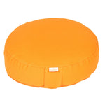 Meditationskissen BASIC extra FLACH orange 35 x 35 x 8 cm Buchweizenschalen