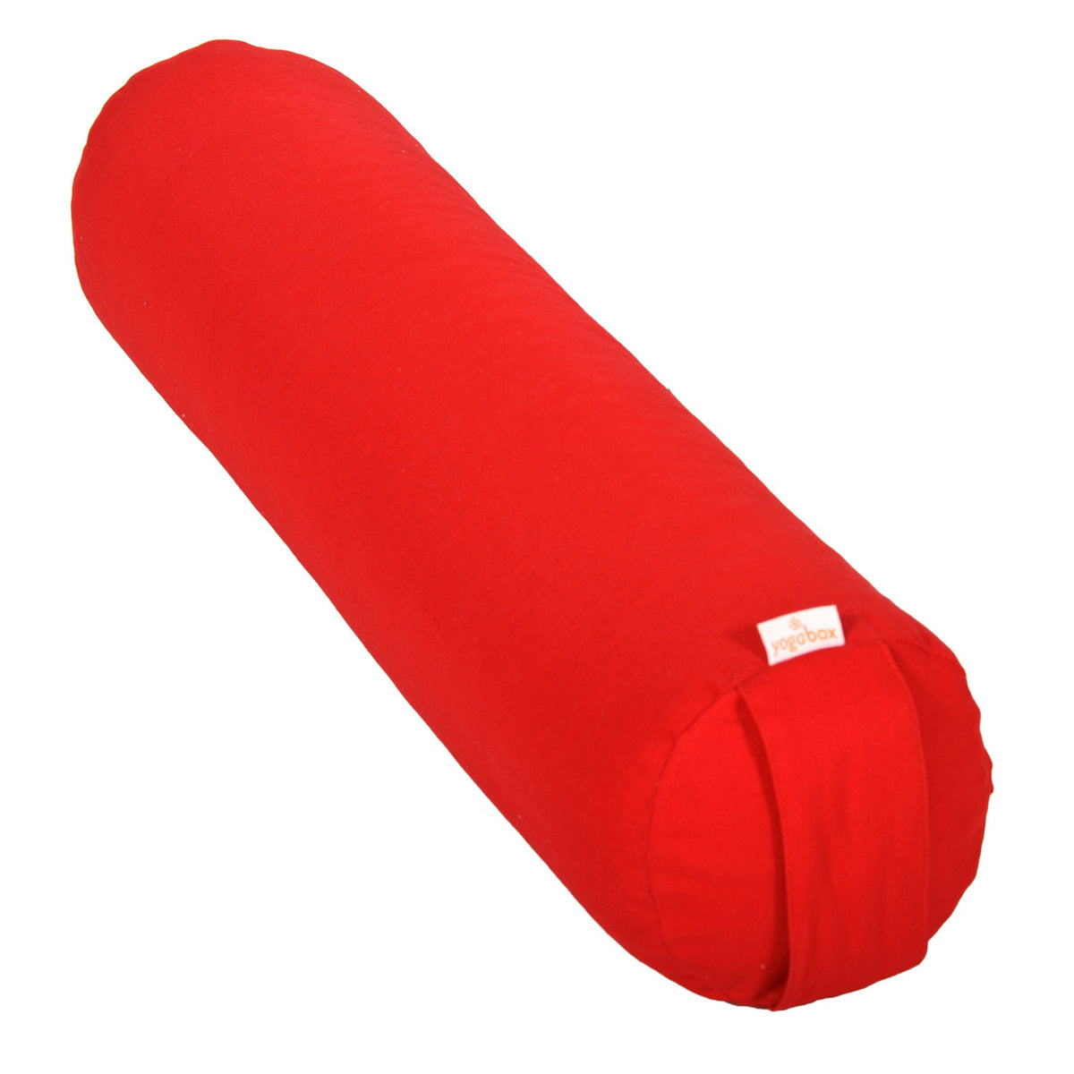 Yoga und Pilates Bolster / Yogarolle BASIC small rot 65 x 15 x 15 cm Buchweizenschalen