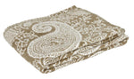 Yogadecke PAISLEY hermelin / natur 150 x 200 cm