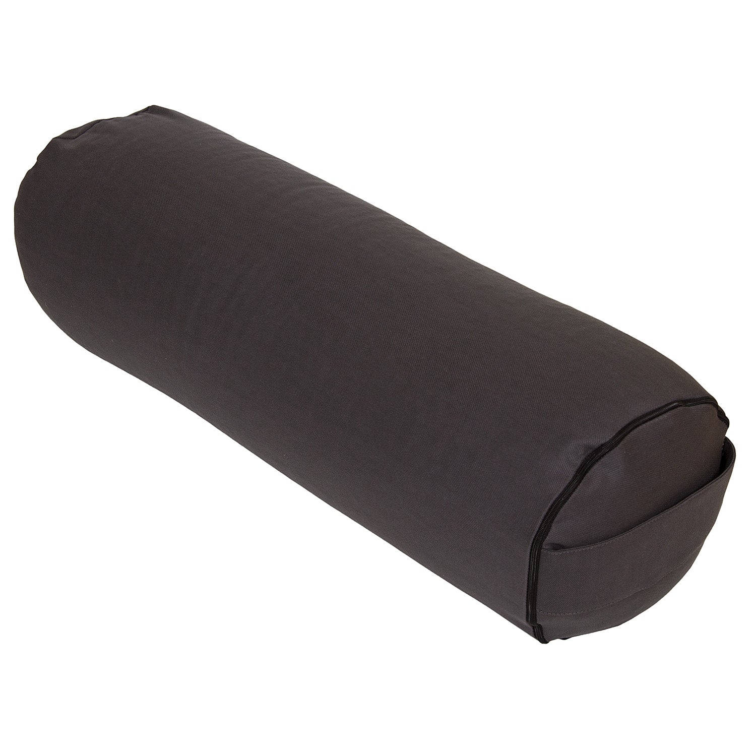 Yoga und Pilates Bolster / Yogarolle D - regional hergestellt grau 65 x 22 x 22 cm Buchweizenschalen