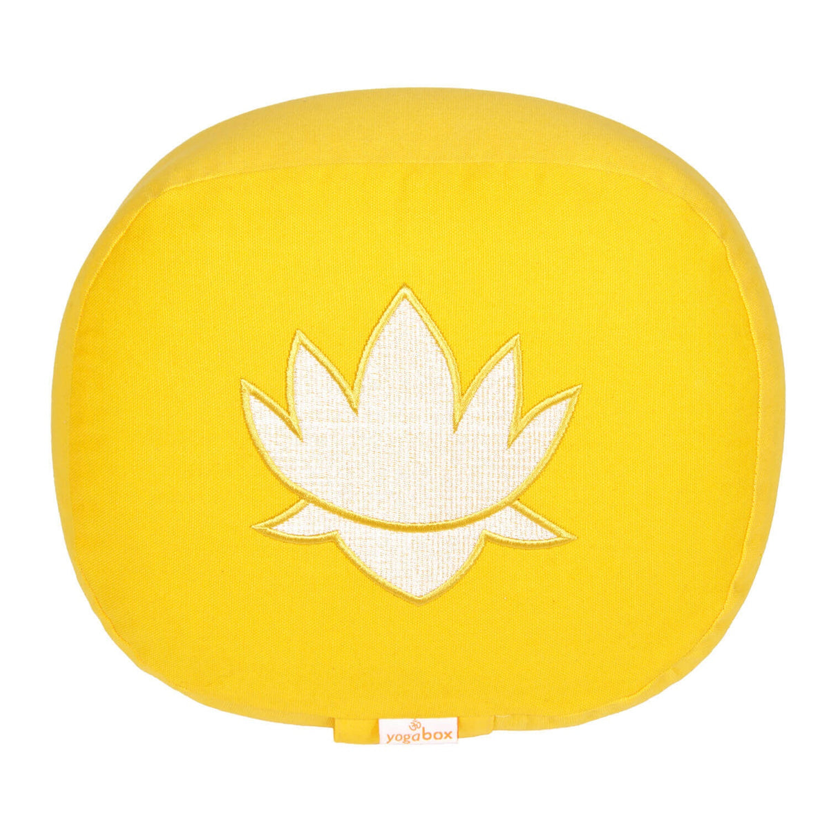 Yogakissen oval Lotus Stick BASIC dotter 28 x 23 x 13 cm Buchweizenschalen