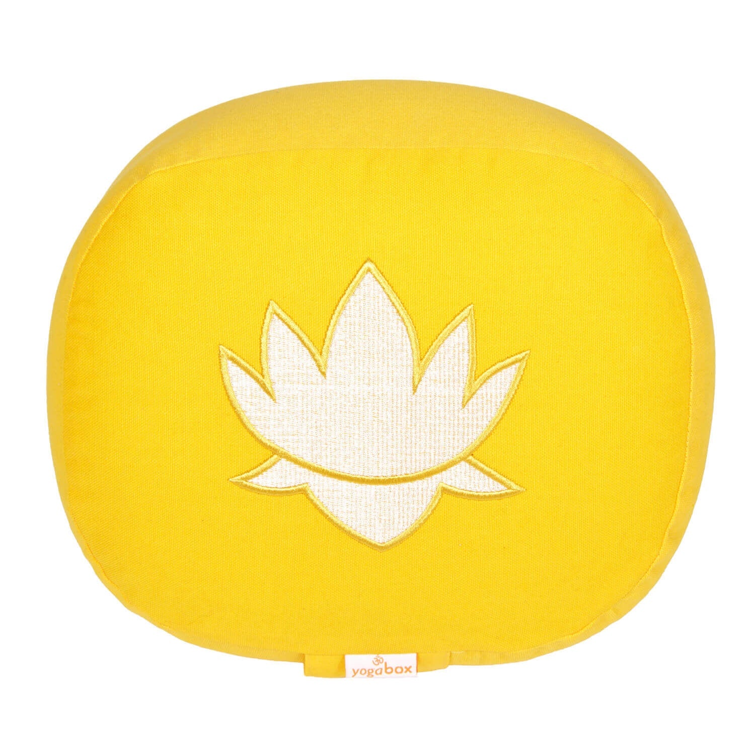 Yogakissen oval Lotus Stick BASIC dotter 28 x 23 x 13 cm Buchweizenschalen