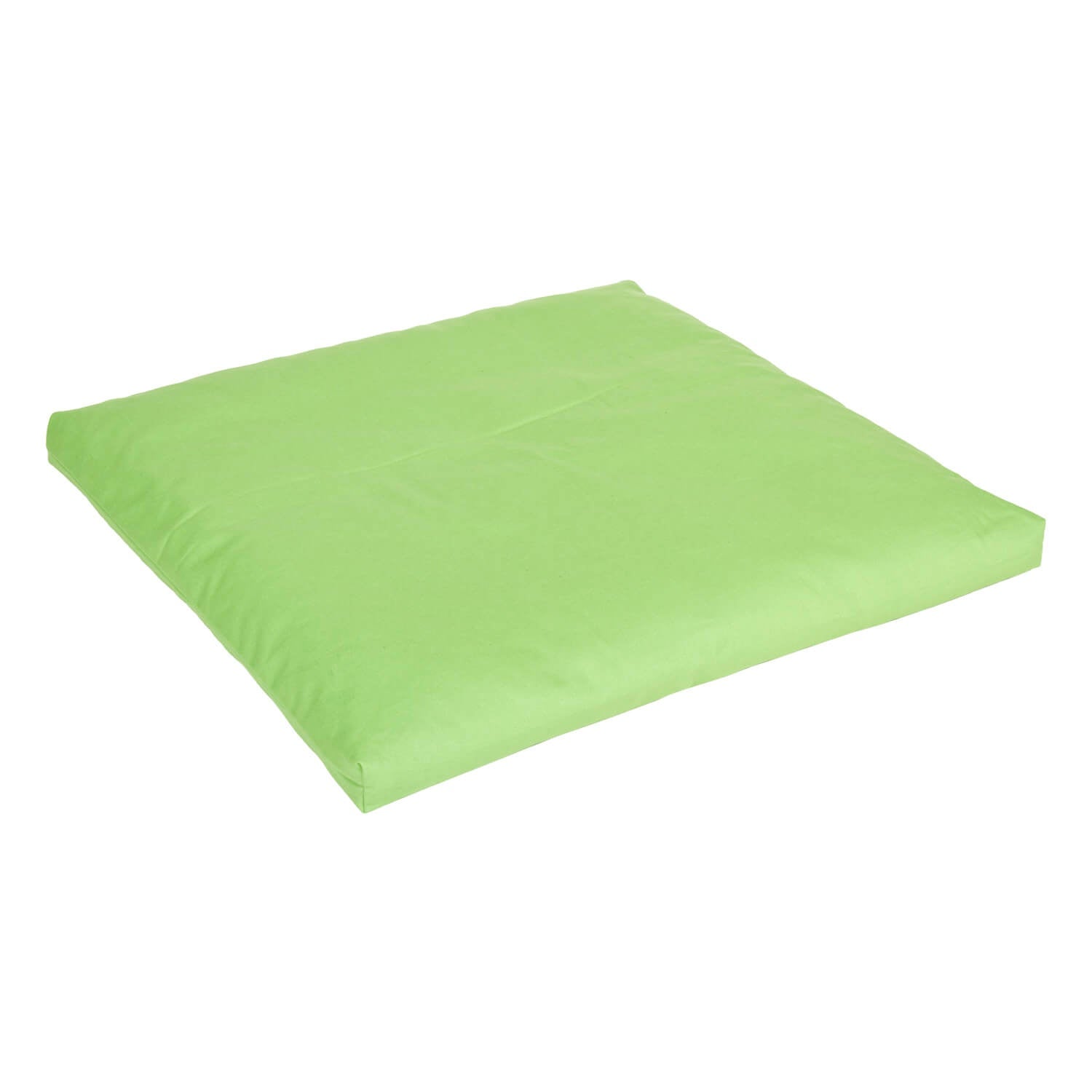 Zabuton / Meditationsunterlage BASIC apfelgrün 80 x 80 x 5 cm Baumwollvlies