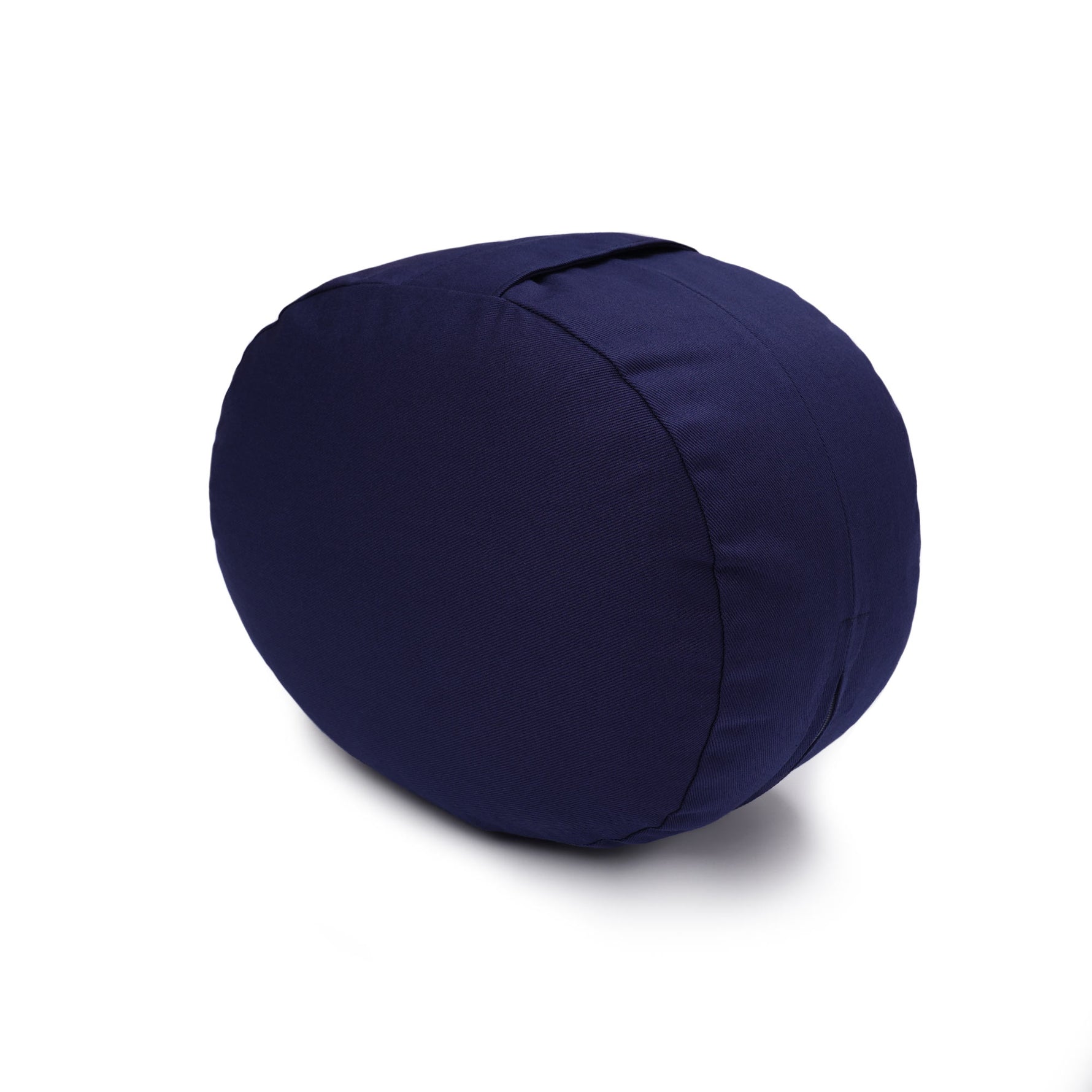 Glückssitz® Yogakissen OVAL - regional hergestellt marine 30 x 23 x 15 cm Buchweizenschalen