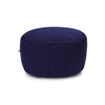 Glückssitz® Yogakissen OVAL - regional hergestellt marine 30 x 23 x 15 cm Buchweizenschalen