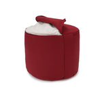 Glückssitz® Rondo Big D - regional hergestellt bordeaux 36 x 36 x 28 cm Buchweizenschalen