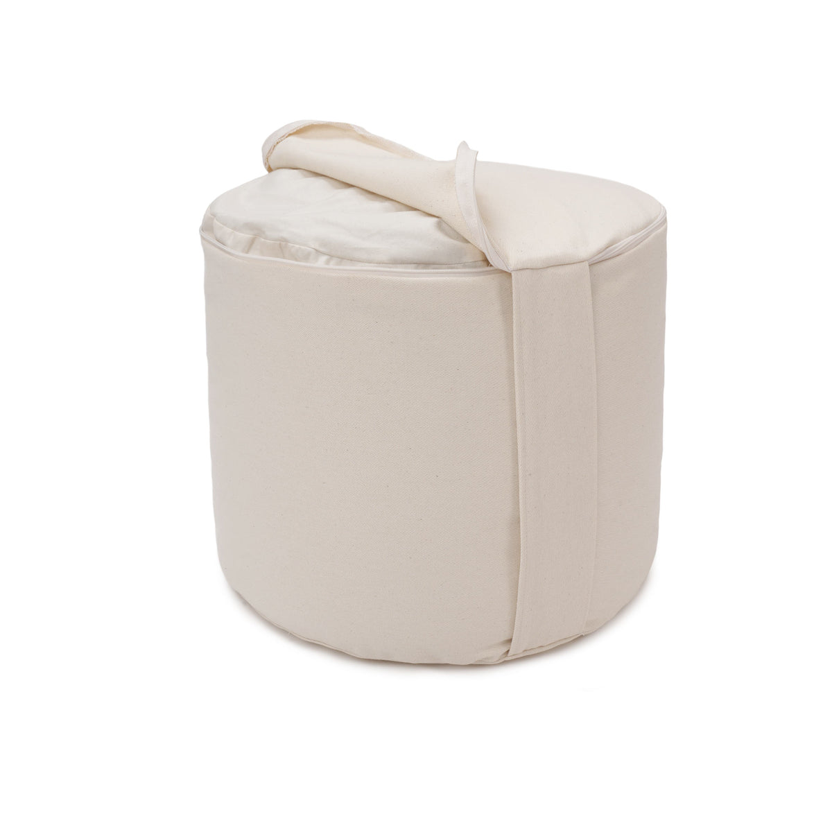 Glückssitz® Rondo Big D - regional hergestellt natur 36 x 36 x 28 cm Buchweizenschalen